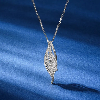 Multi-size Moissanite Pendant Necklace Chains for Women 925 Sterling Silver Wedding Fine Jewelry Gifts with Certificate
