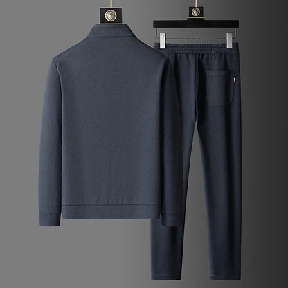 (jackets + trousers) 2024 spring fashion men jackets Man coats long sleeve men's casual jackets men A set of clothes size M-5XL