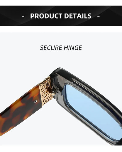 Fashion Small Rectangle Sunglasses for Women Retro Vintage UV400 Men Trending Sun Glasses UV400 Protection Gafas De Sol Mujer