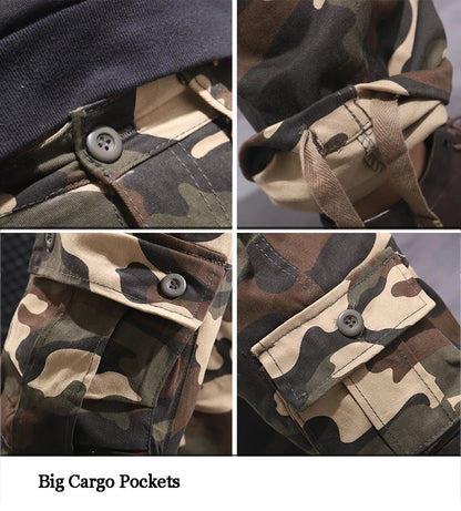 Men's Cargo Pants Men Camouflage Sweatpants Amazon Joggers  Sports Joggers Loose Fit Streetwear Male Hiking Pants