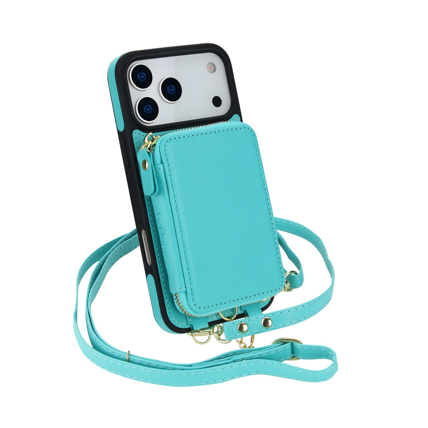 2 in 1 Detachable Crossbody Magnetic Cards Solt Wallet Leather Case For iPhone 17 Pro Max 16 Plus 15 14 13 12 Shockproof Cover