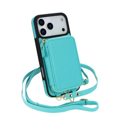 2 in 1 Detachable Crossbody Magnetic Cards Solt Wallet Leather Case For iPhone 17 Pro Max 16 Plus 15 14 13 12 Shockproof Cover