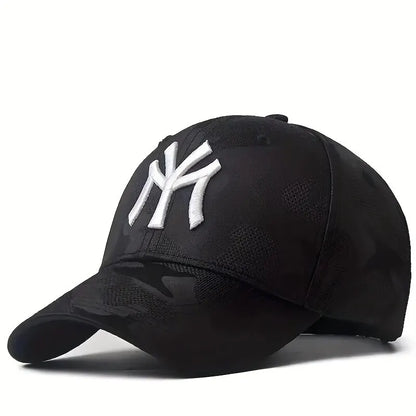 Fashion Letter Embroidery Camouflage Baseball Hats Spring and Autumn Outdoor Adjustable Casual Hats Sunscreen Hat