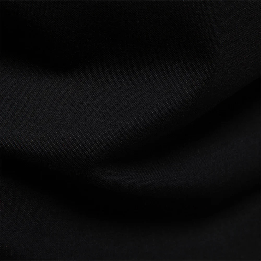 Men's Lightweight Breathable Polo Shirt Half Zipper Collar Solid Color Casual Summer Fashion Top