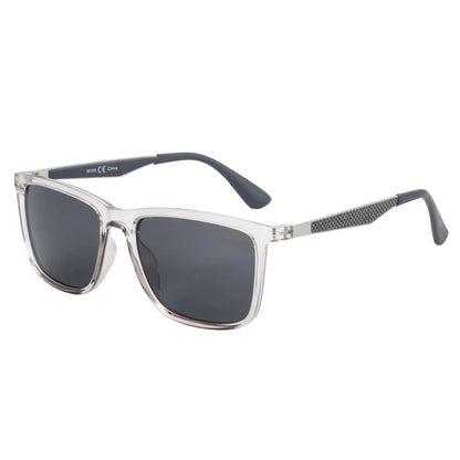 UV400 Protection Sunglasses for Men Rectangle Ultralight Carbon Fiber Frame Classic Polarized Sun Glasses