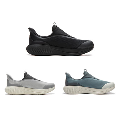 Men's SOFT GO 3 SLIP ON Lifestyle Shoes COMFOAM Breathable Wear-resistant Walking Shoes LiNing Casual Sneakers AGLW009