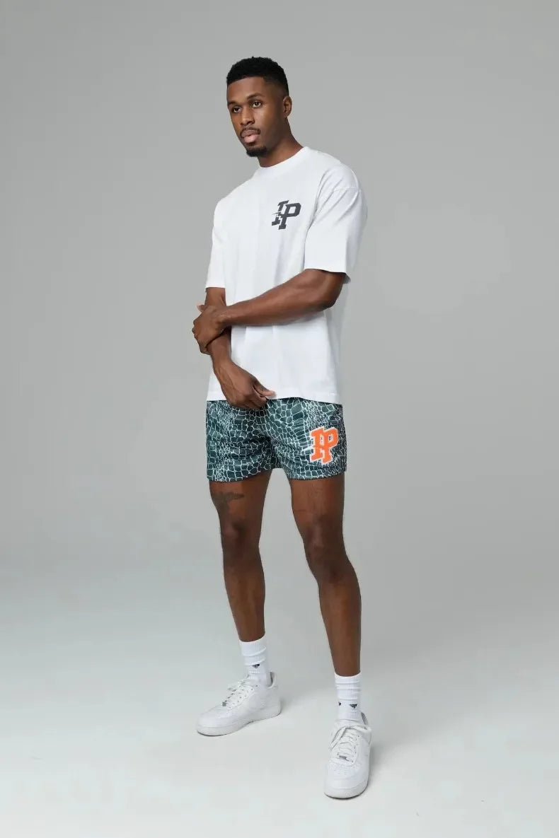 Mens Clothing IP Trend Casual Shorts Summer Fitness Sports Mesh Breathable Quick Dry Short Pants Man Beach Basketball Sweatpants