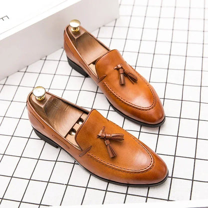Men's Tassel Loafers Dress Shoes Business Leisure Driving Shoes Summer Outdoor Classic Fashion Famous Brand Luxury
