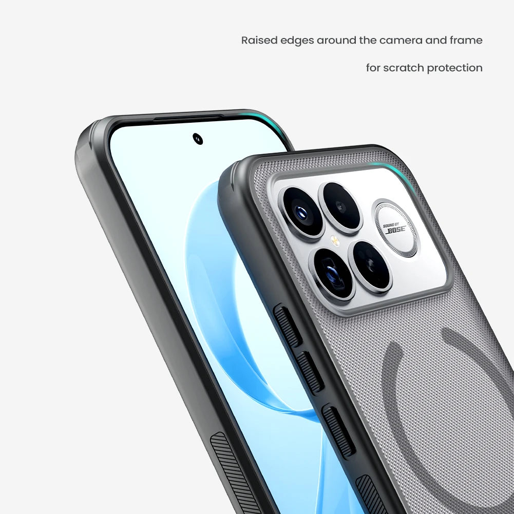 جراب حماية Nillkin Magnetic Super Frosted Shield Pro Magsafe كامل لهاتف Xiaomi Poco F8 Ultra