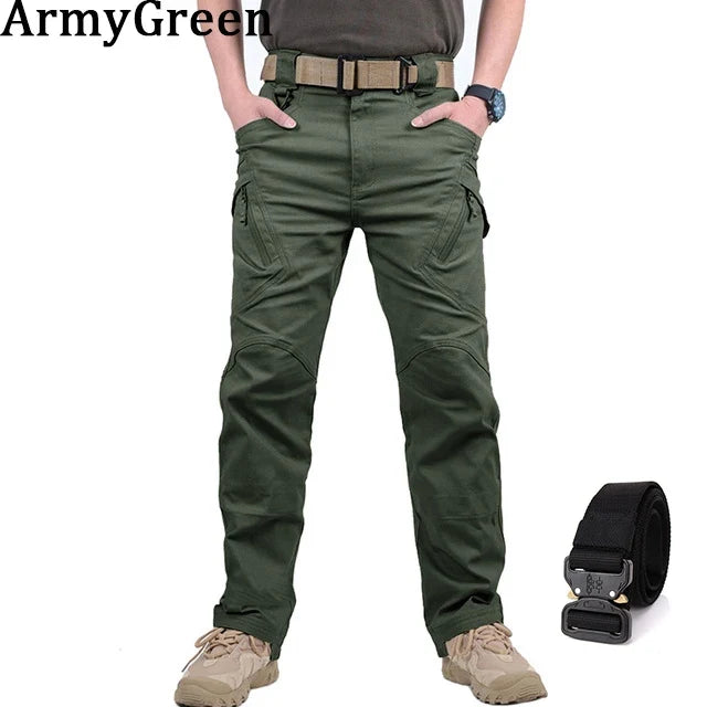 City Military Tactical Pants Men SWAT Combat Army Trousers Men Hiking Hunting Waterproof Wear Resistant Casual Cargo Pants