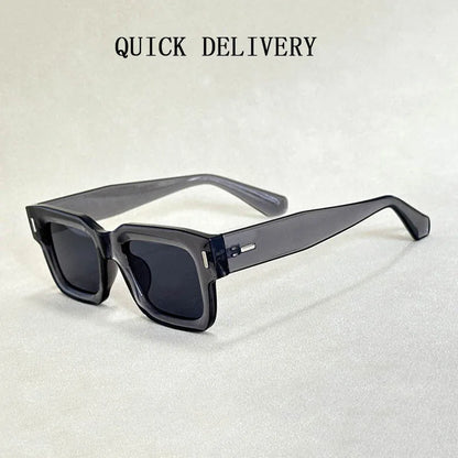 2024 Square Sunglasses For Men Luxury Vintage Sunglasses Women Trendy Retro Men Fashion Gafas De Sol Hombre Lunette Soleil Femme