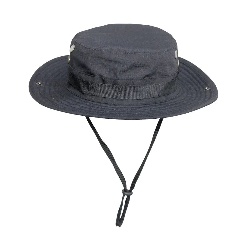 Breathable  Boonie Hat Sun Protection Cap UPF50+ UV Wide Brim Outdoor Hat Foldable Lightweight Fishing Camping Beach Hat
