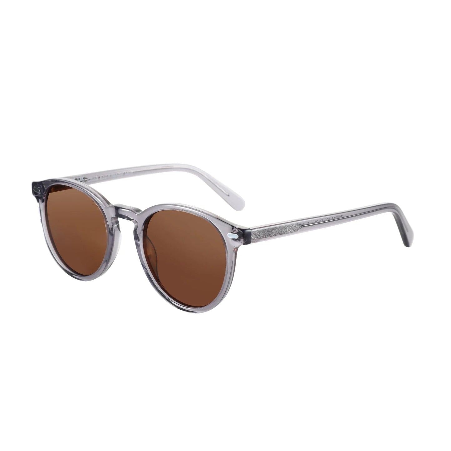 2026 Fashion Round Polarized Sunglasses Women Uv400 Protection Shade High-quality Acetate Retro Sun Glasses ZS6215