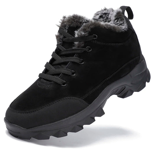 Men Winter Snow Boots with Fur Outdoor Sneakers Men Shoes 2023 New Male Warm Footwear Ankle Boots for Men Botines Botas Hombre