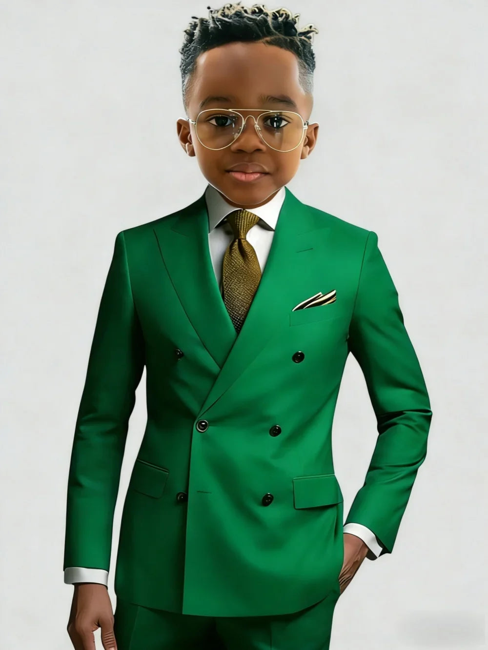 Many Colors Boys Slim Fit Suits 2 Pieces Jacket Pants Banquet Party Wear Long Sleeve Handsome Kids Suit Set Wedding Outfit