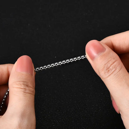 2.2mm Moissanite 925 Sterling Silver Cross Pendant Necklace Stainless Steel Rollo Chain for Men Fashion Party Daily Gift
