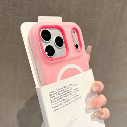 Original Candy Color 2IN1 For Magsafe Wireless Charging Case For iPhone 17 16 15 14 13 12 11 Pro Max 16PLUS 17AIR Magnetic Cover