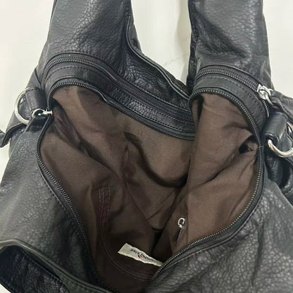 Women Handbags Fashion Shoulder Bag Large Tote Top-handle Shopping Pack Multifunctional Satchel Lady Hobos Big Purse