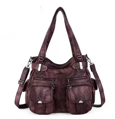 Women Handbags Top-handle Handbag Multifunctional Bag PU Shoulder Bag 13”x17” Casual Bags Shopper Bags Large