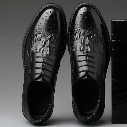 New Handmade Men's Oxford Shoes Leather Brogue Men's Formal Leather Shoes Classic Business Formal Men's Shoes Oxfords