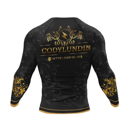 Polyester Sublimation High Elastic Bjj Rash Guard No Gi MMA  Jiu Jitsu Fighting Grappling Compression Shirt OEM Gym Fitness Tops
