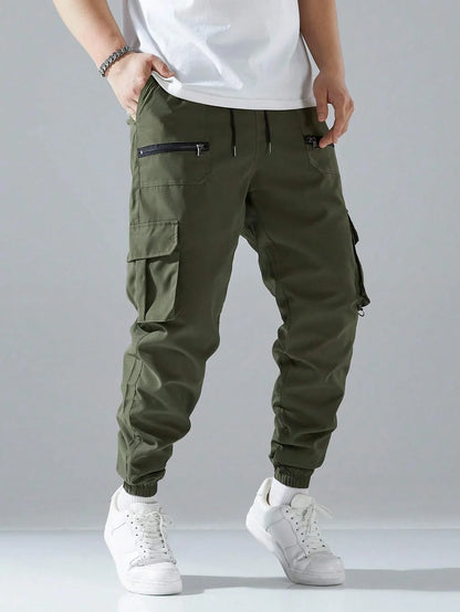 Men's Casual Workwear Pants Outdoor Long Trousers Loose Fashionable New Style Comfortable Breathable Fashion Casual Trousers