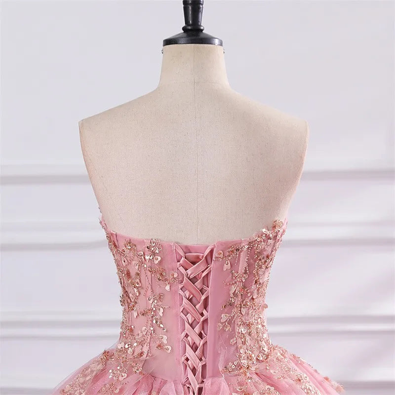 15 Quinceanera Dresses Ball Gown Strapless Party Dresses Sweet Ball Gown Customized 15 Year Old Dress Plus Size