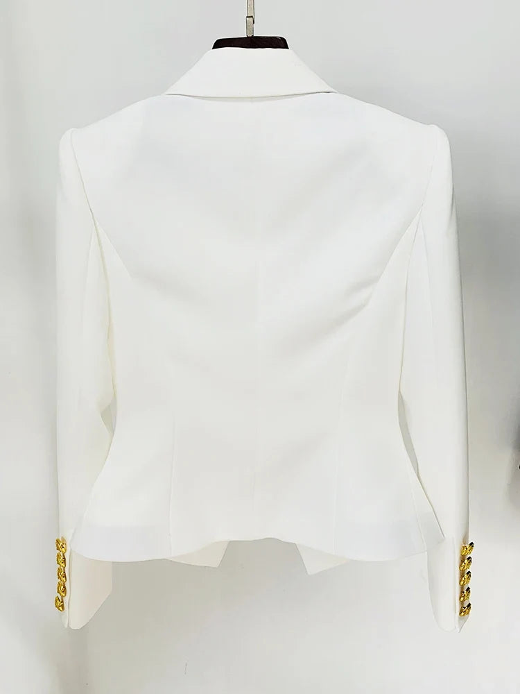 HIGH STREET Newest 2026 Designer Jacket Women's Slim Fitting Single Button Lapel Blazer