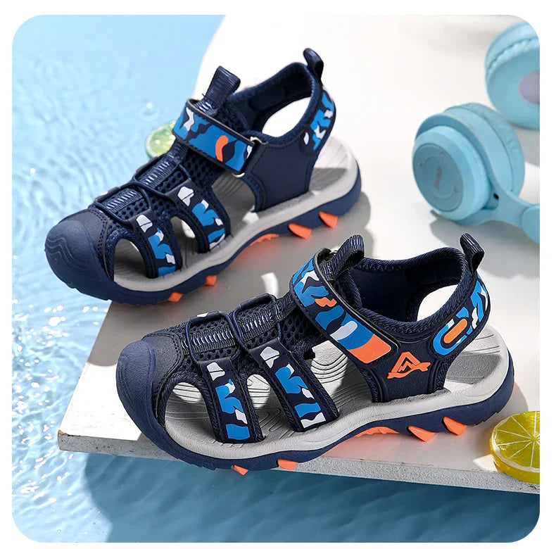 Children Girls Boys Sandals Children Beach Sandals Non-slip Soft Bottom Breathable Boys Shoes Outdoor Kids Shoes
