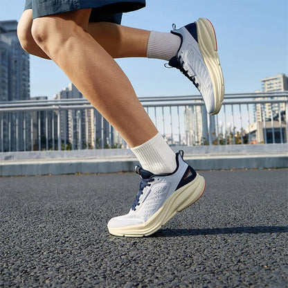 Men Running Shoes Spring New Mesh Soft Thick Bottom Rebound Casual Shock-absorber Stable Male Sneaker 672522246