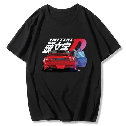 Initial D T Shirt Japanese Anime Graphic Funny Harajuku Manga T Shirt Fashion Casual Short Sleeve Plus Size T Shirt Women