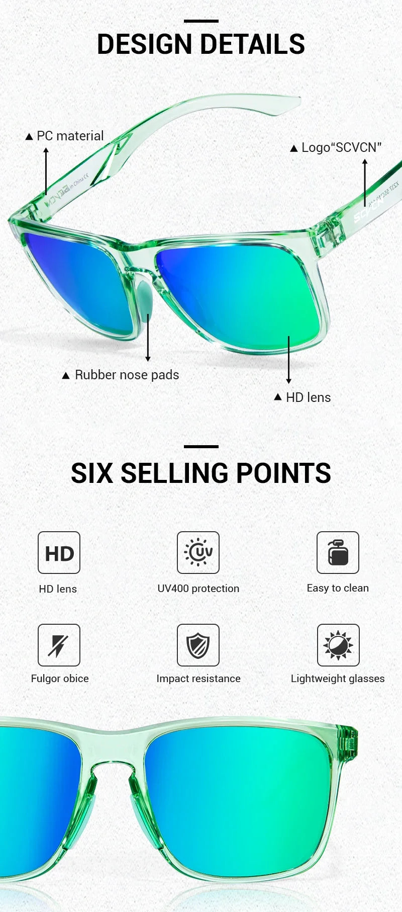Fashion Polarized Cycling Glasses UV400 Cycling Sunglasses Bike Eyewear Men MTB Sports Bicycle Glasses Outdoor Sunglasses