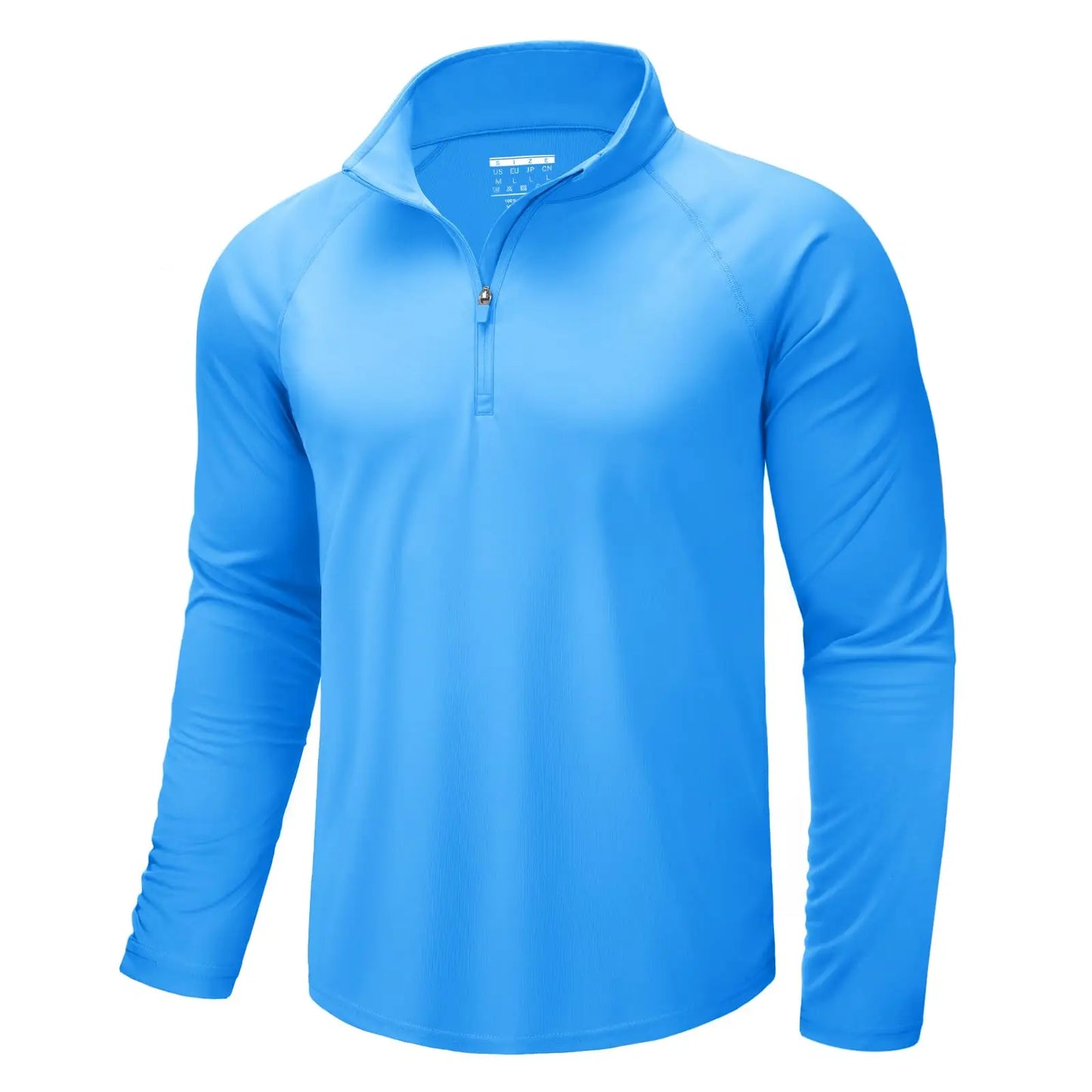 Mens UPF50+ UV Protection T-Shirt Lightweight Long Sleeve Quick Dry Fishing Shirt Outdoor Hiking Workout Rash Guards