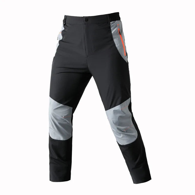 New Summer Men Thin Multi Pocket Work Pants Outdoor Casual Sports Breathable Cargo Pants Straight Leg Loose Tooling Trousers 4XL