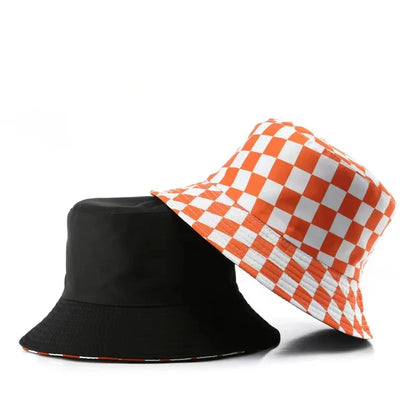 Wholesale New Bob Summer Bucket Hats Reversible Men Ladies Cotton Outdoor Sports Pull Up Fashion Panama Sun Hat Gift Wine Party