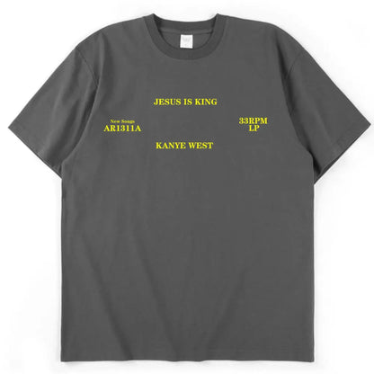 Kanye West T Shirt Jesus Is King High Quality Short Sleeve T-shirts Vintage Harajuku Cotton Men Women T-shirt Clothes Streetwear