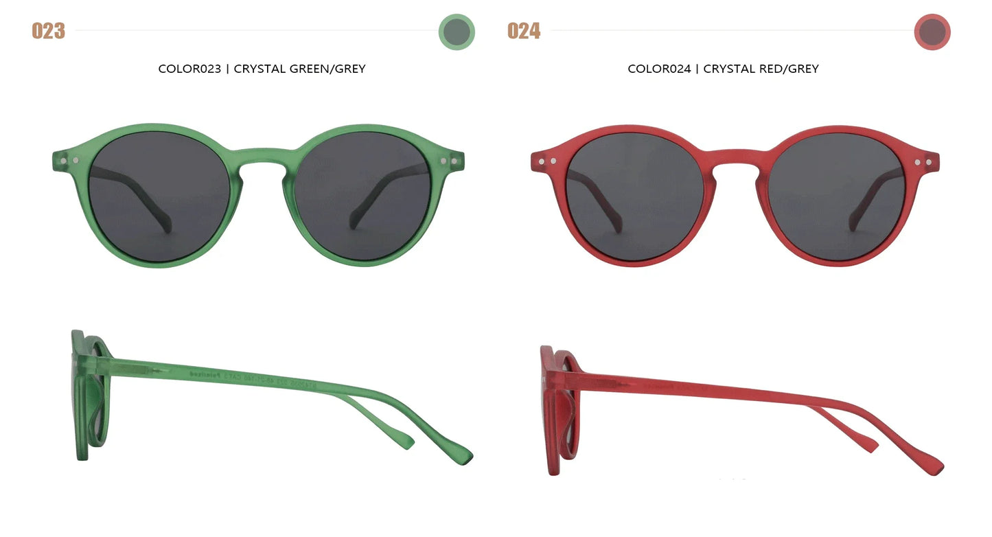 (S Size) Retro Circular Polarized Sunglasses 2026 2025 Men Women Vintage Small Round Sun Glasses UV400 Goggles Shades