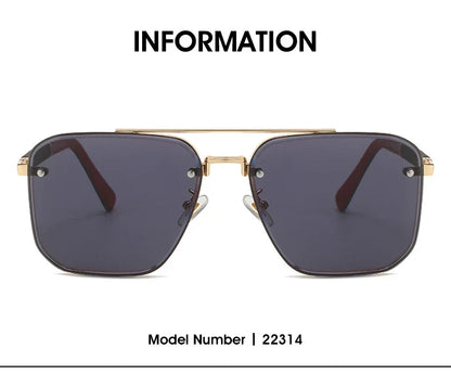 2023 Luxe Square Sunglasses For Men Vintage UV400 Sunglasses Women Trendy Fashion Sun Glasses Retro Gafas De Sol Hombre Lunette