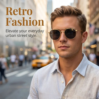 UV400 Protection Oval Sunglass Men Luxury Metal Frame Sunglasses Women Trendy Fashion Glasses Dropshipping Gafas De Sol Hombre