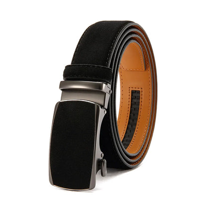 Men Leather Belt Automatic Buckle High Quality Male Leather Strap Luxury Jeans for Men Accessories