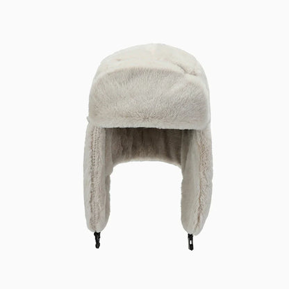 Women Men Thick Plush Windproof Winter Hat Russian Ushanka Snow Caps Bomber Hat