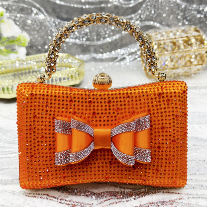 Italy Design 2025 New INS Shoes and Bag to Match Wine Colour Pointed-Toe Rhinestone Bow Party Women's High Heels