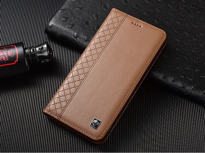 Napa Genuine Leather Case For Apple iPhone 7 8 X XS XR 11 12 13 14 15 16 17 Pro max Plus Phone wallet Flip Cover Cases