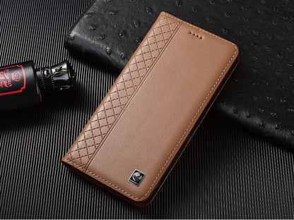 Napa Genuine Leather Case For Apple iPhone 7 8 X XS XR 11 12 13 14 15 16 17 Pro max Plus Phone wallet Flip Cover Cases