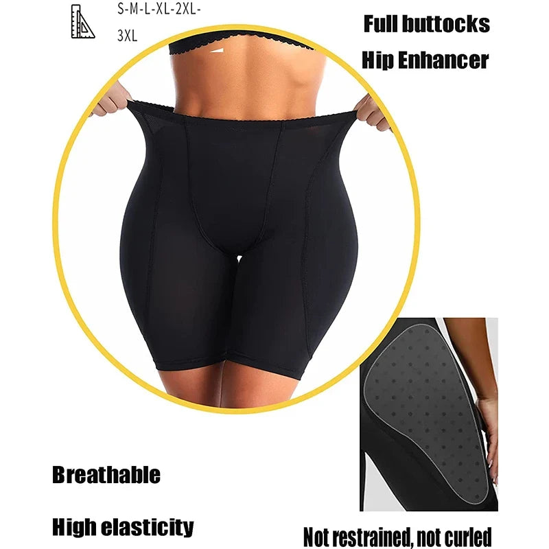 Hip Butt Enhancer Butt Lifter Padded Panties Pad Shapewear Bottom Enhance 6XL Hip Dip Smooth Women Body Shaper Panties