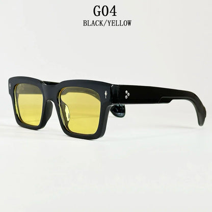 Vintage Square Sunglass Men Vacation Fashion Glasses Retro Sunglasses Women Trendy Fashion Glasses Gafas De Sol Hombre Zonnebril