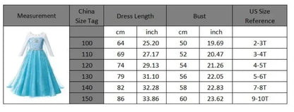 Kids Princess Dress Variety Set for Girl Cosplay Halloween Birthday Party Costume Gown 2-8Y Vestido Girls Birthday Gifts