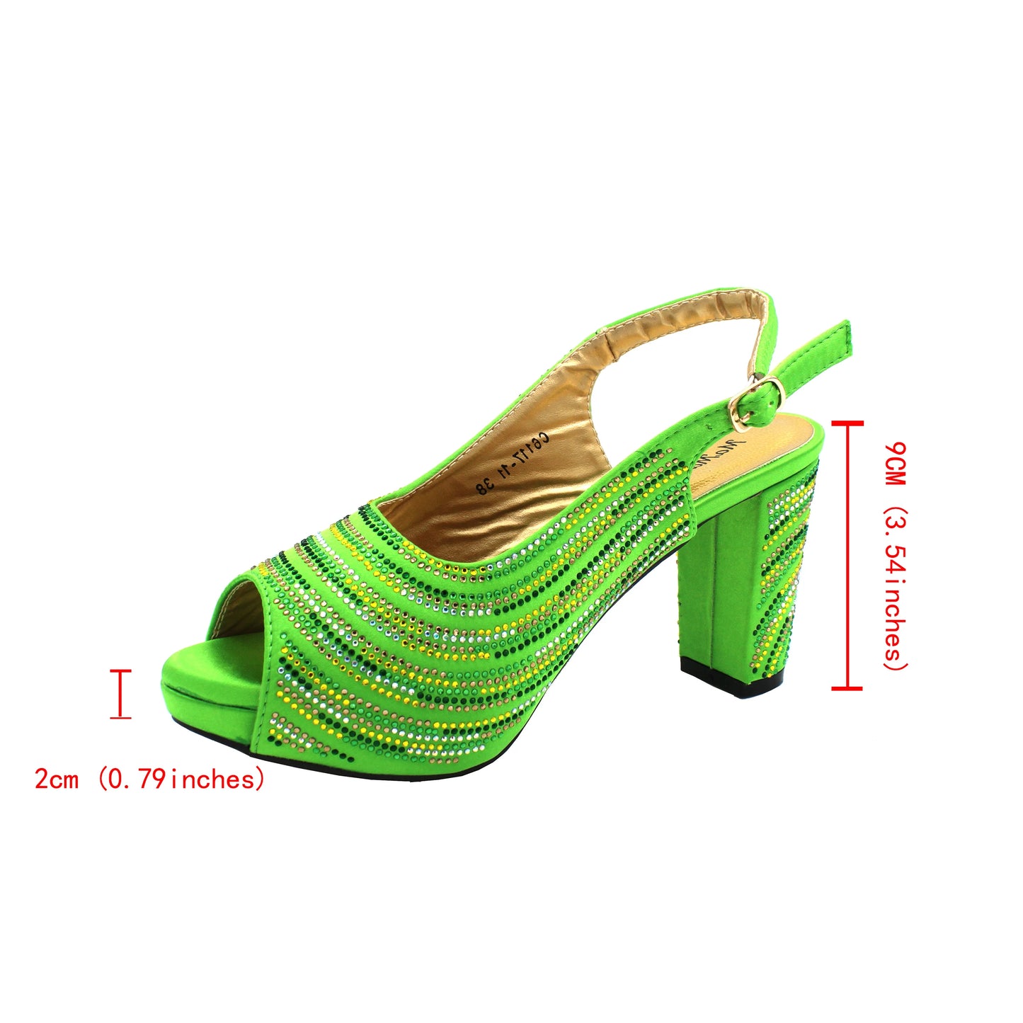 Orange Color Mature Pumps African Design Women Matching Shoes and Bag Set with Platform High Quality Sandals for Wedding