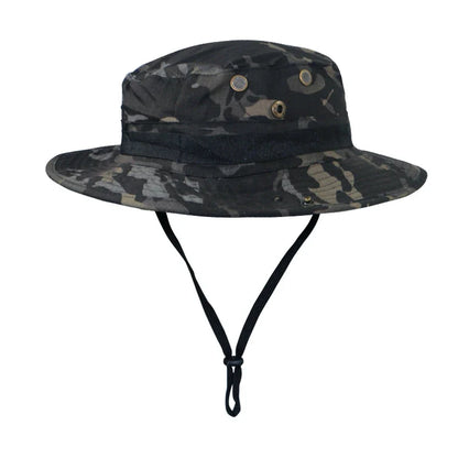 Breathable  Boonie Hat Sun Protection Cap UPF50+ UV Wide Brim Outdoor Hat Foldable Lightweight Fishing Camping Beach Hat