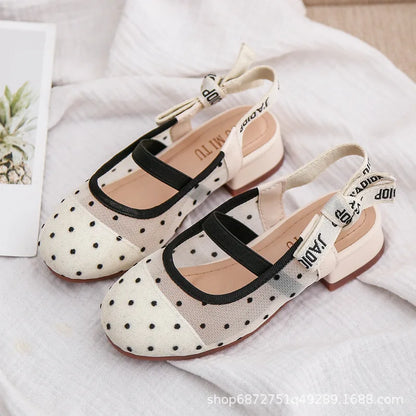 Kids Girls Leather Shoes Cute Children Students Girls Performance Shoes Beautiful Kids Students Soft Bottom Dance Footwear